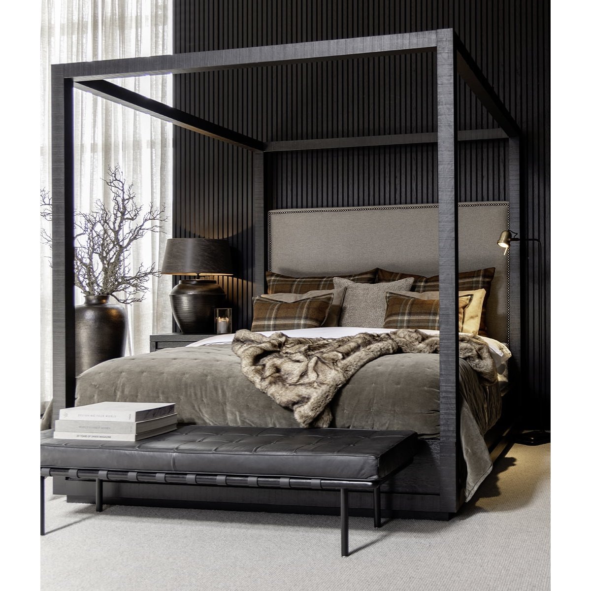 SANTANA WASHED TAUPE Sengteppe - -Artwood -Nordstrand Møbler og Interiør