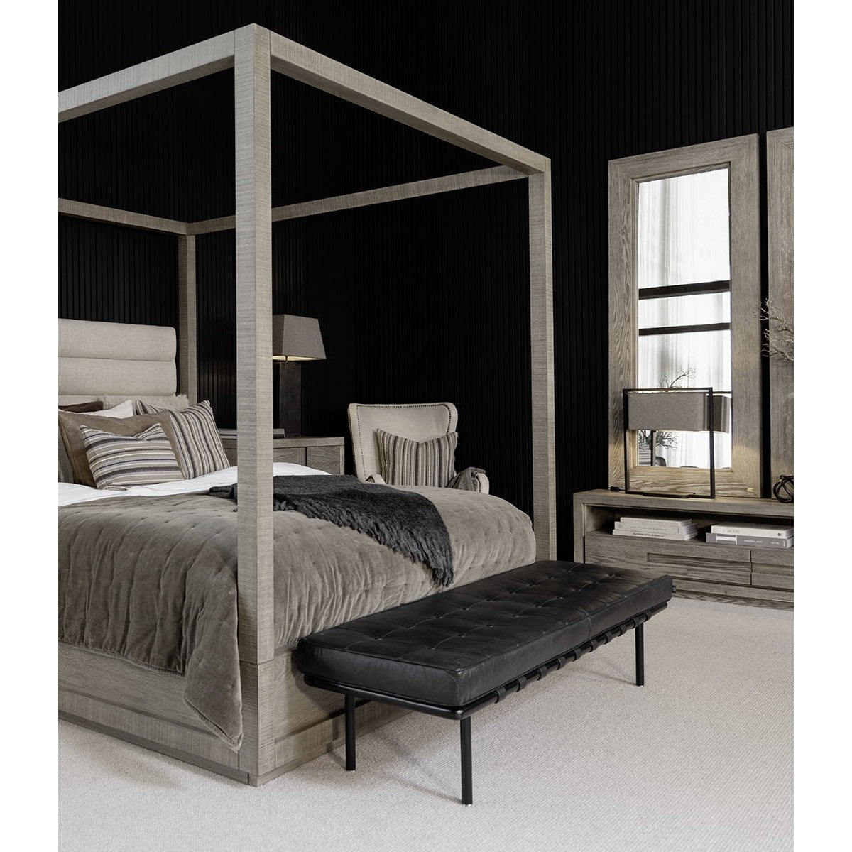 PRINCETOWN Black Mountain leather - -Artwood -Nordstrand Møbler og Interiør