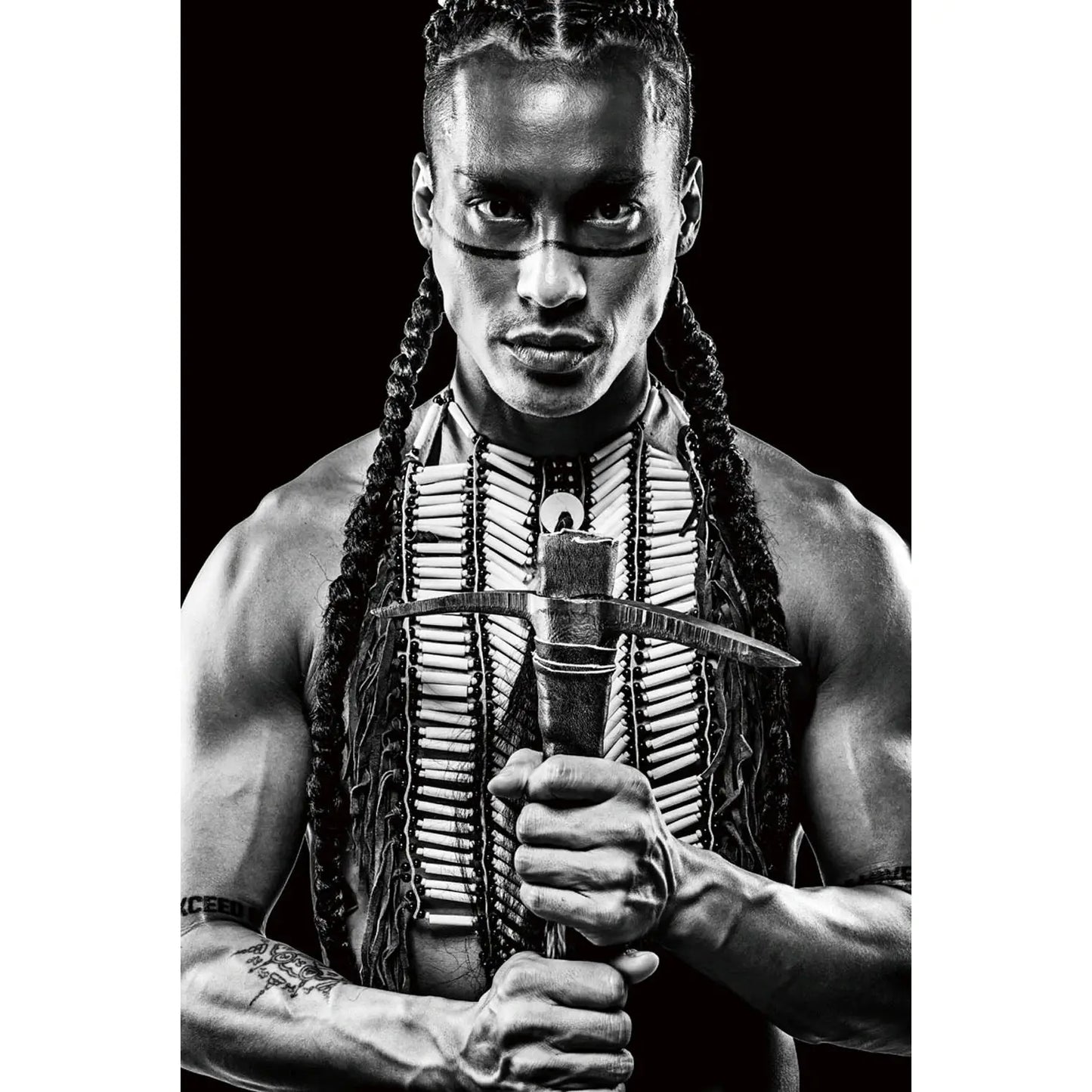 Glass picture warrior man Homefactory