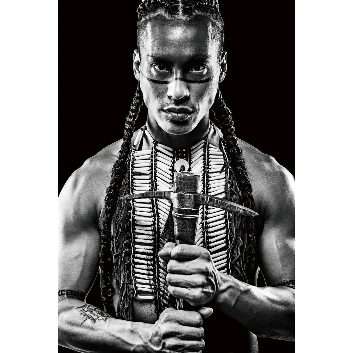 Glass picture warrior man Homefactory