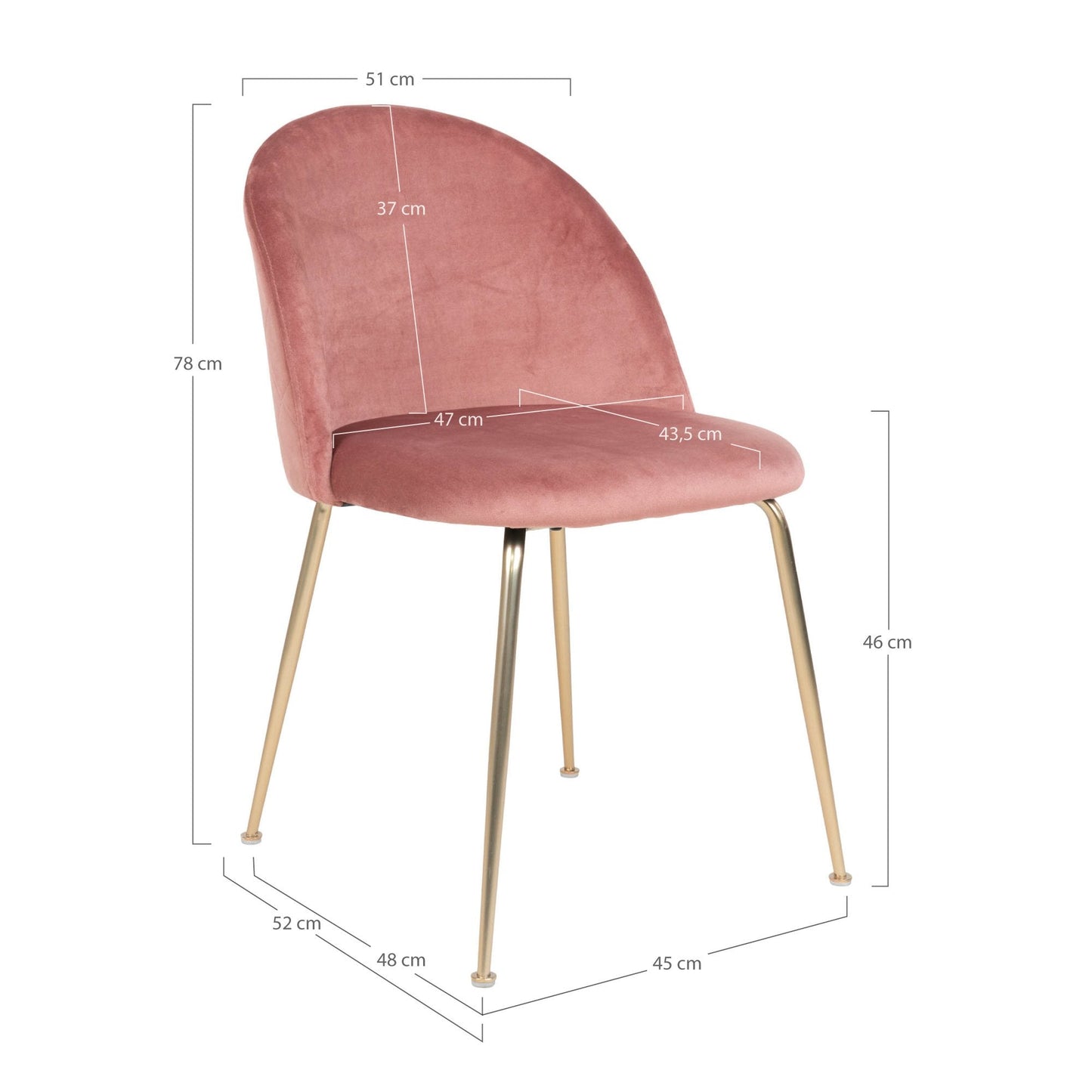 Geneve Spisestol 2-pakk