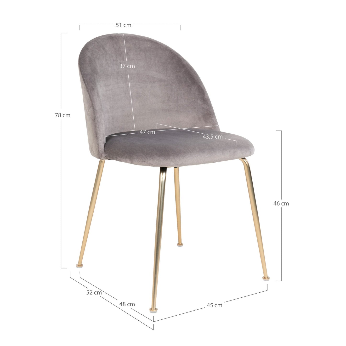 Geneve Spisestol 2-pakk