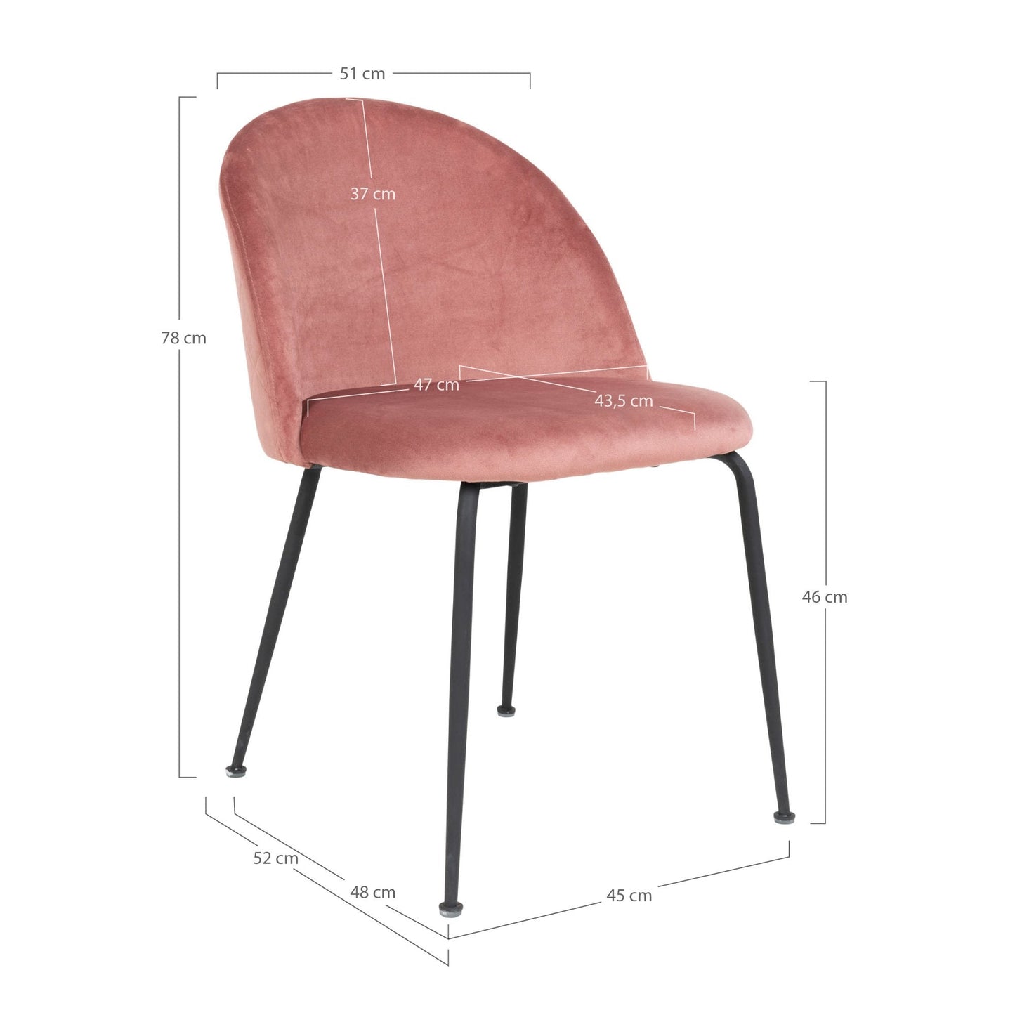 Geneve Spisestol 2-pakk