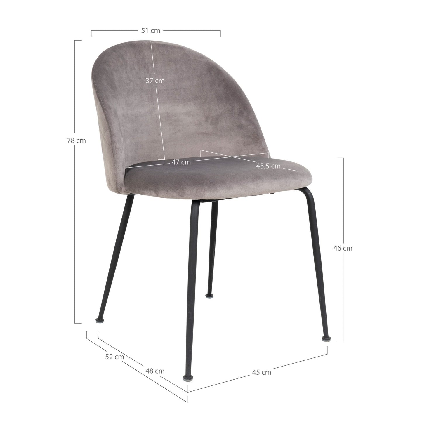 Geneve Spisestol 2-pakk