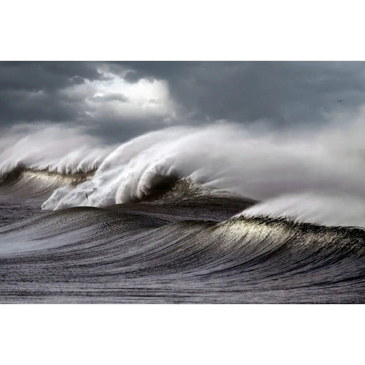 Glass picture ocean wave Homefactory