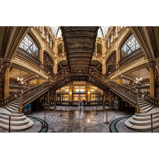 Glass picture stair hall Homefactory