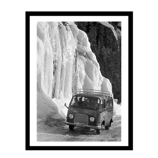 Glass picture w/frame Rutevogn - -Homefactory -Nordstrand Møbler og Interiør