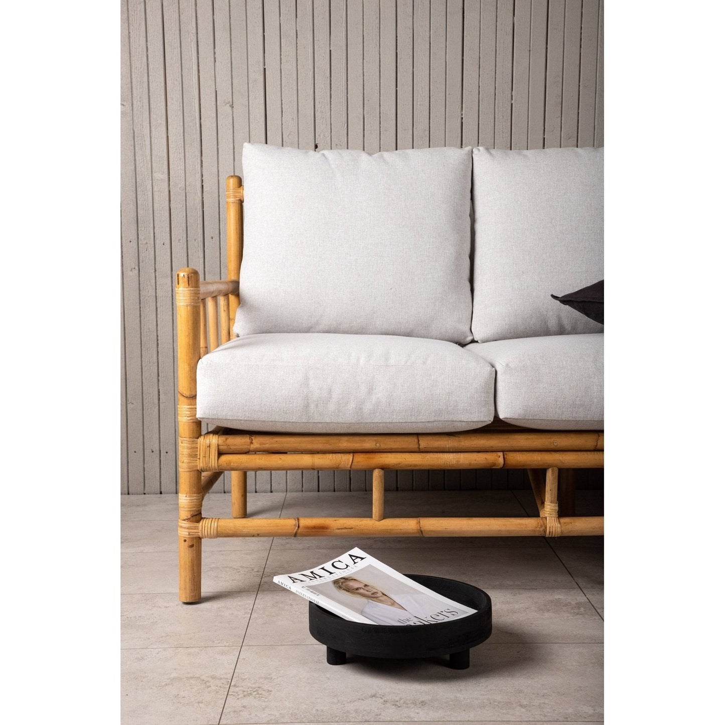 Cane sofa