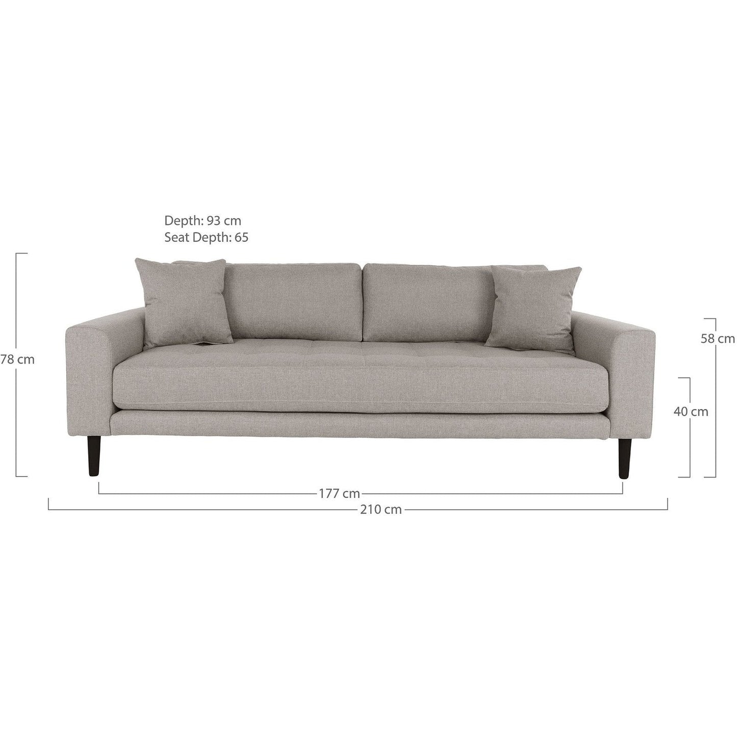 Lido 3-seter Sofa