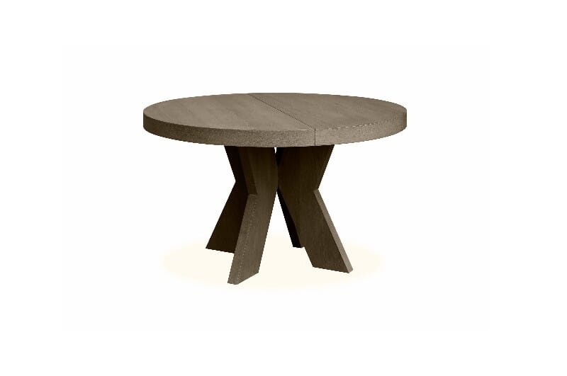 Spisebord rundt Cleveland Ø125 inklusive ileggsplater