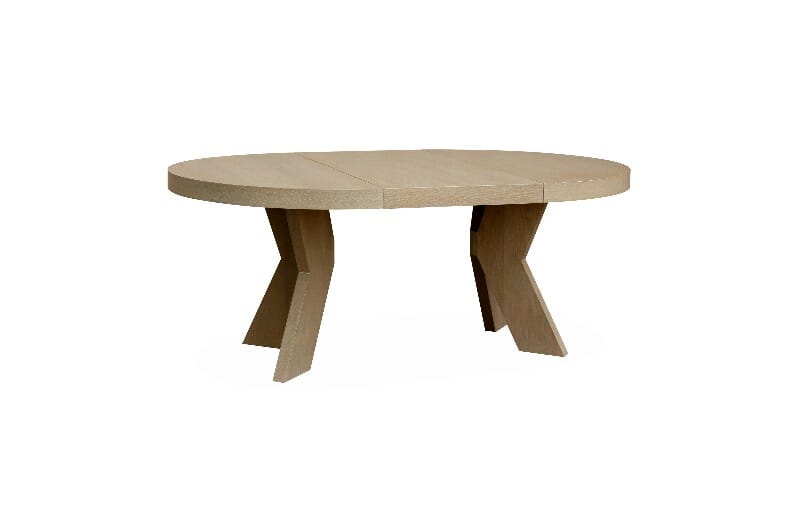 Spisebord rundt Cleveland Ø125 inklusive ileggsplater