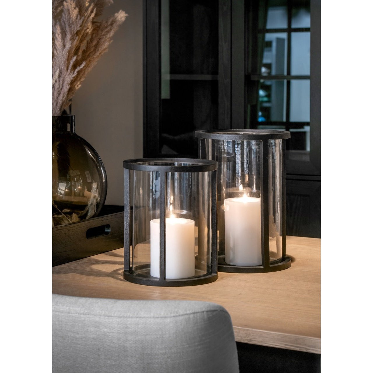 Rund lanterne - Lanterne-Homefactory -Nordstrand Møbler og Interiør