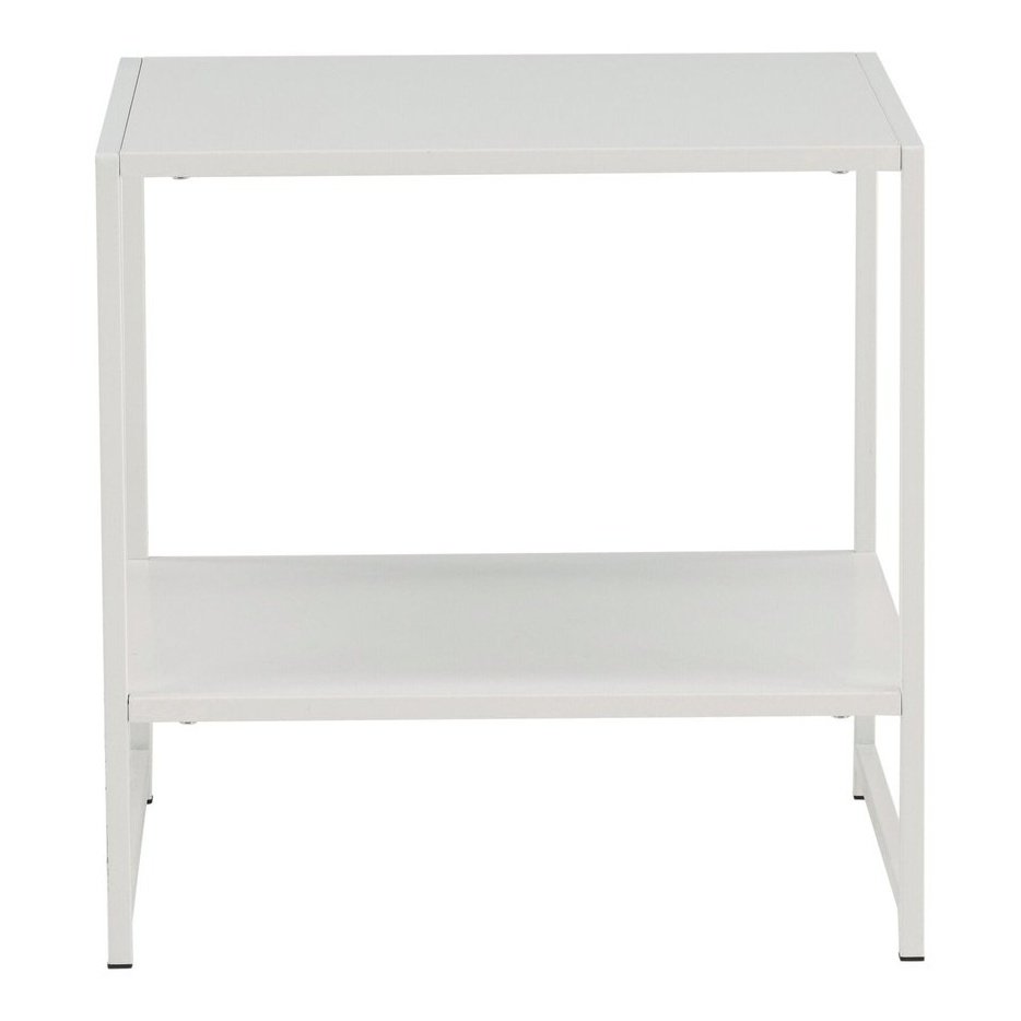 Staal sidebord med hylle