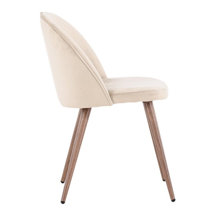 Velvet spisestol 1-pakk (Outletvare)