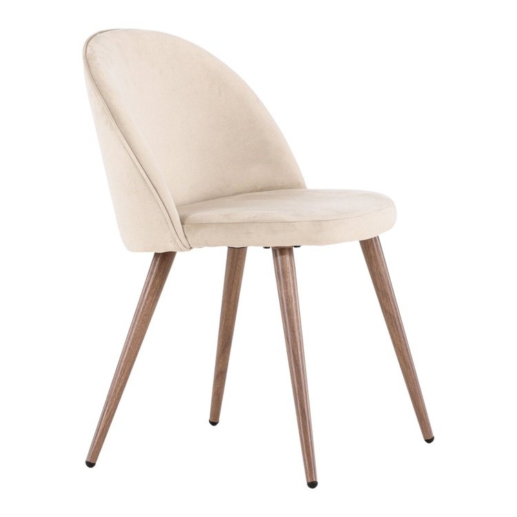 Velvet spisestol 1-pakk (Outletvare)