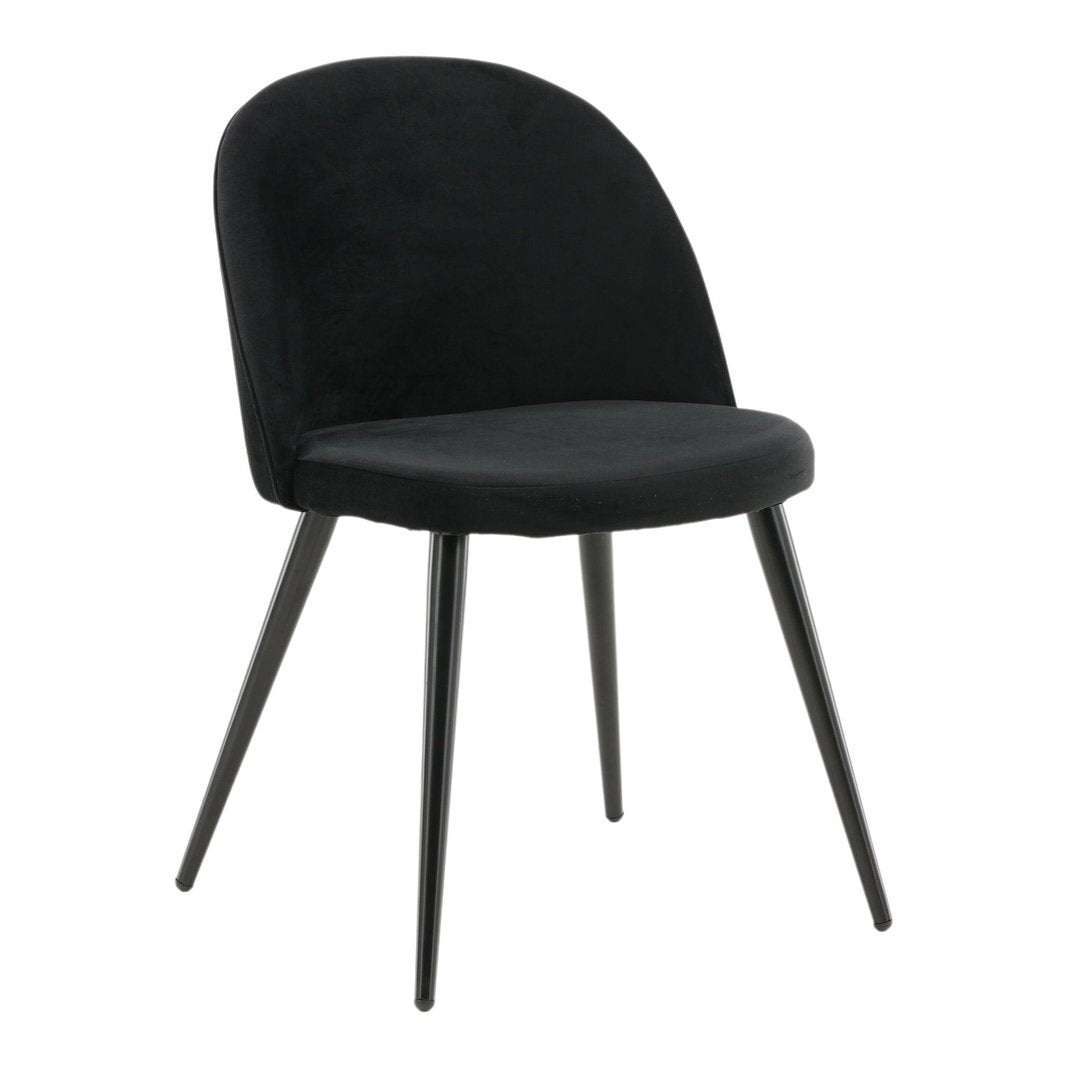 Velvet spisestol 1-pakk (Outletvare)