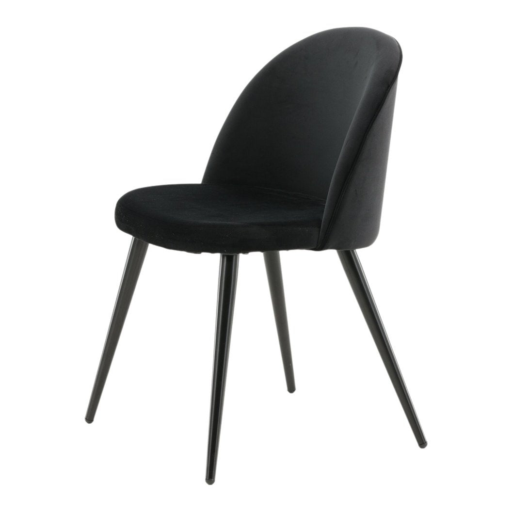 Velvet spisestol 1-pakk (Outletvare)