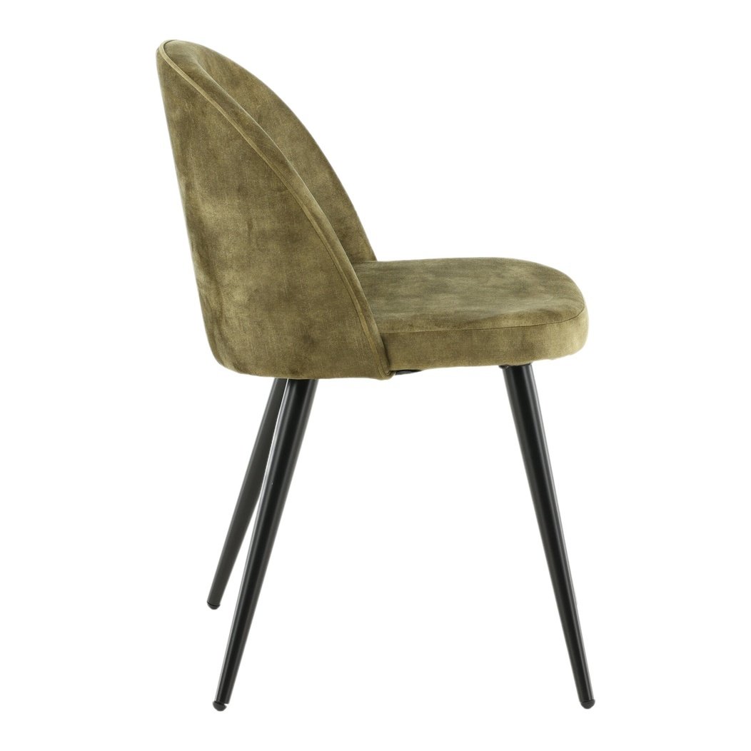 Velvet spisestol