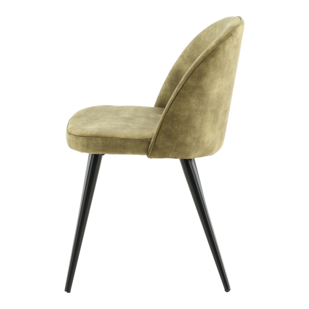 Velvet spisestol 1-pakk (Outletvare)