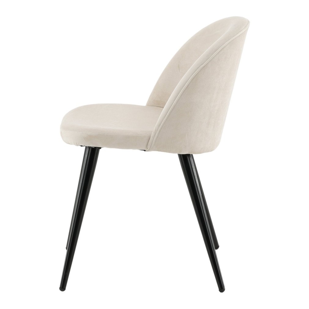 Velvet spisestol 1-pakk (Outletvare)