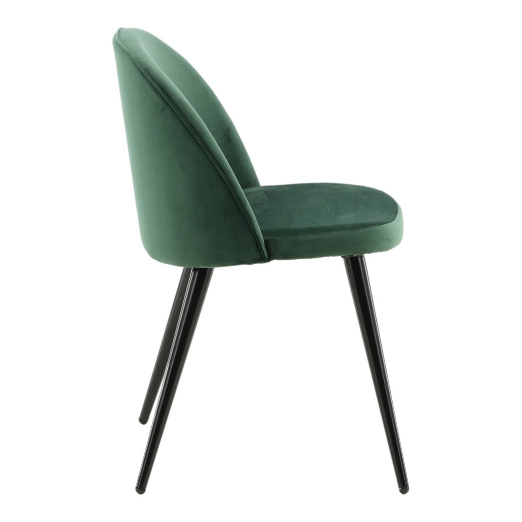 Velvet spisestol 1-pakk (Outletvare)