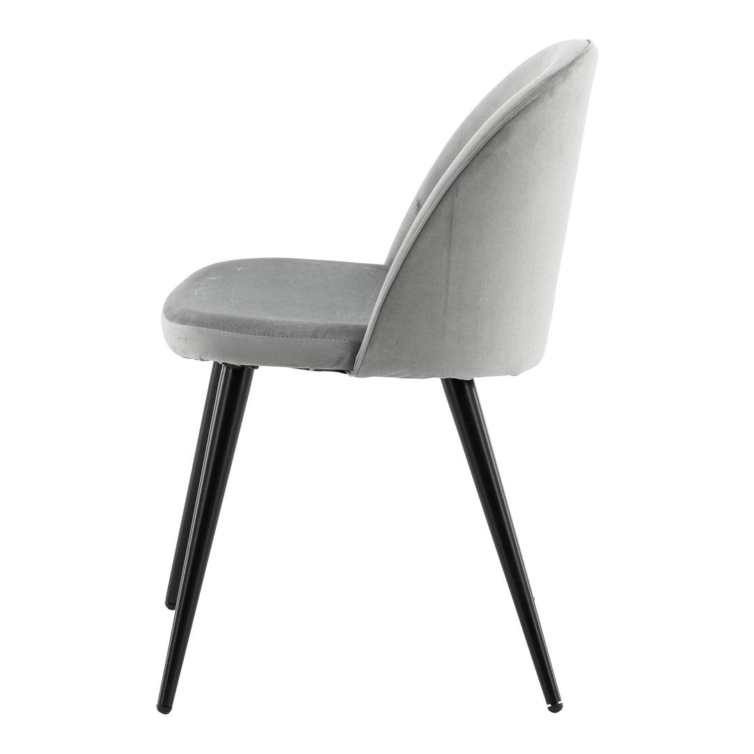 Velvet spisestol 1-pakk (Outletvare)