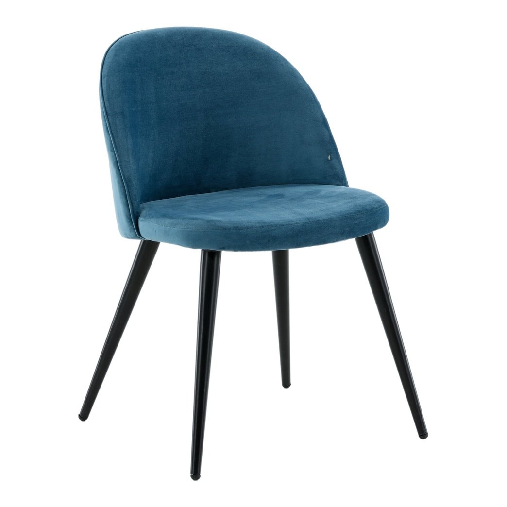 Velvet spisestol 1-pakk (Outletvare)
