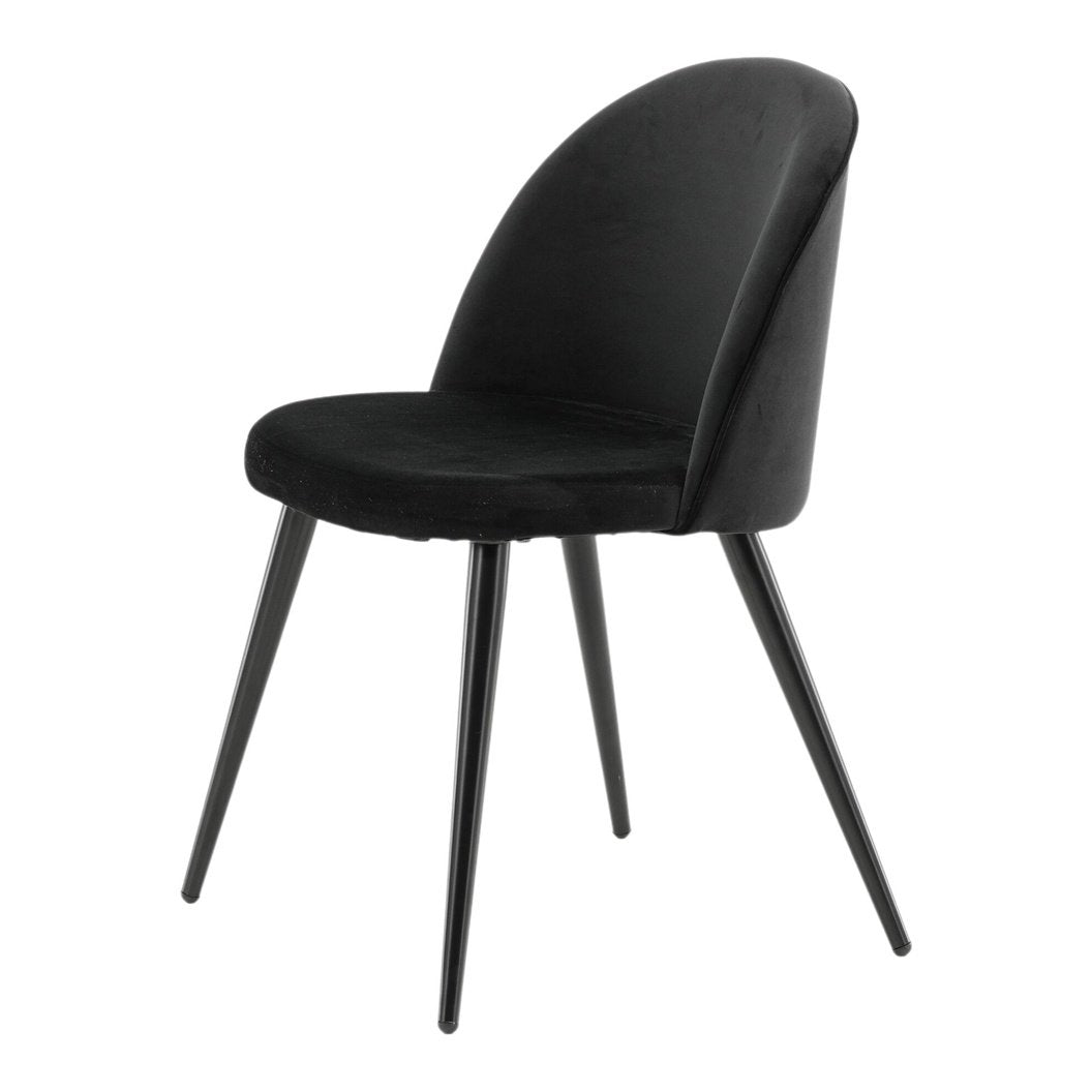 Velvet spisestol 1-pakk (Outletvare)
