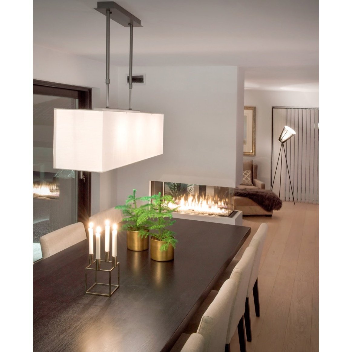 Taklampe Aruba Firkant sort - Taklampe-Homefactory -Nordstrand Møbler og Interiør