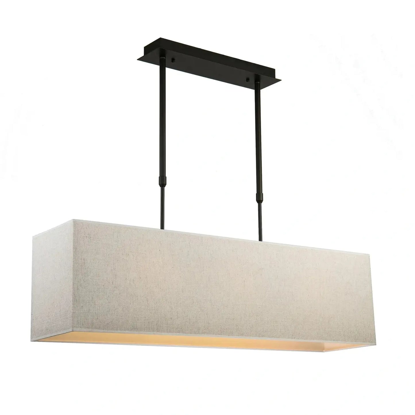 Taklampe Aruba Firkant sort Homefactory