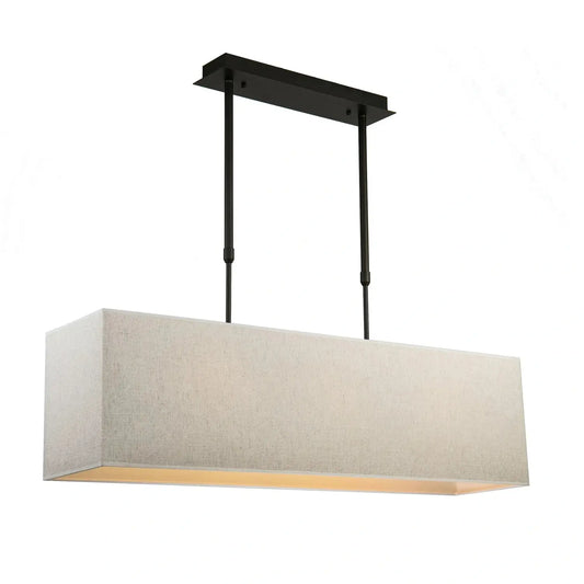 Taklampe Aruba Firkant sort Homefactory