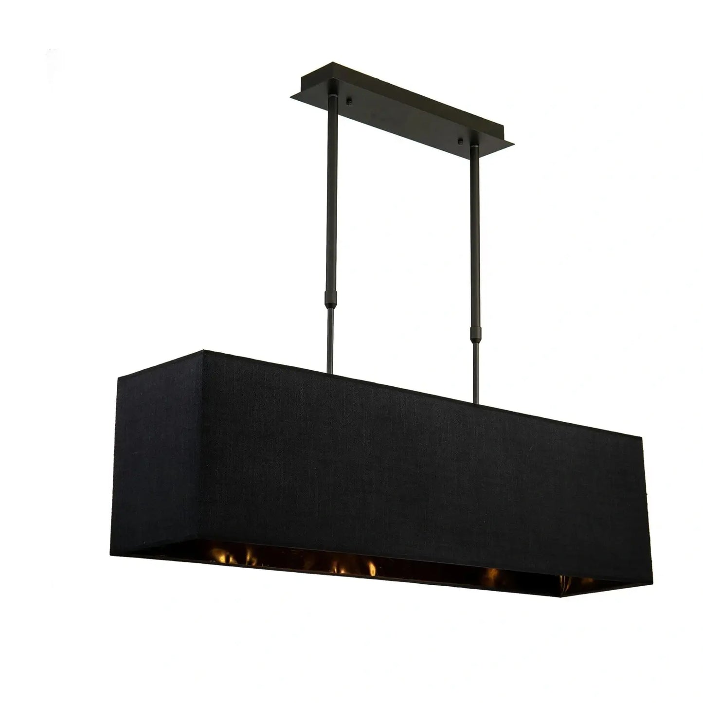 Taklampe Aruba Firkant sort Homefactory