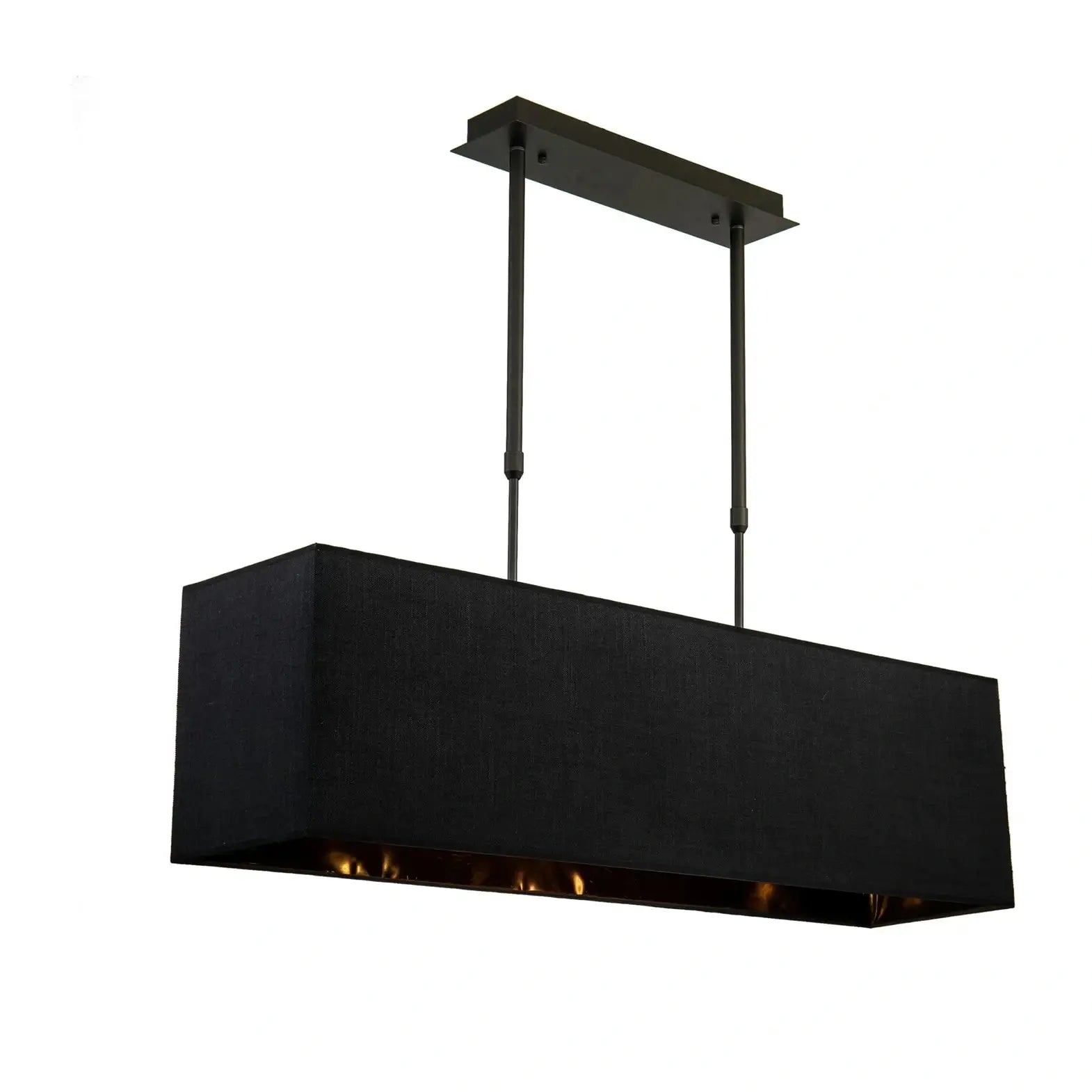 Taklampe Aruba Firkant sort Homefactory