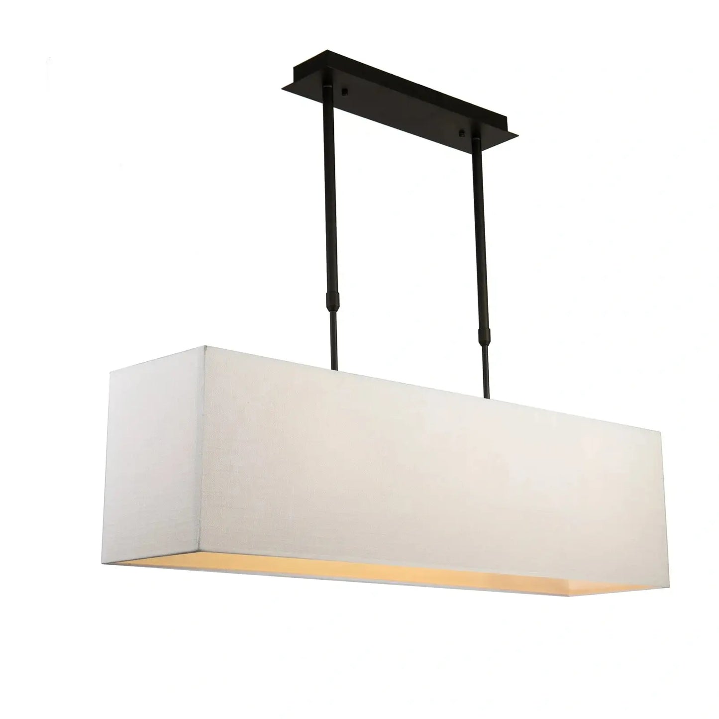 Taklampe Aruba Firkant sort Homefactory