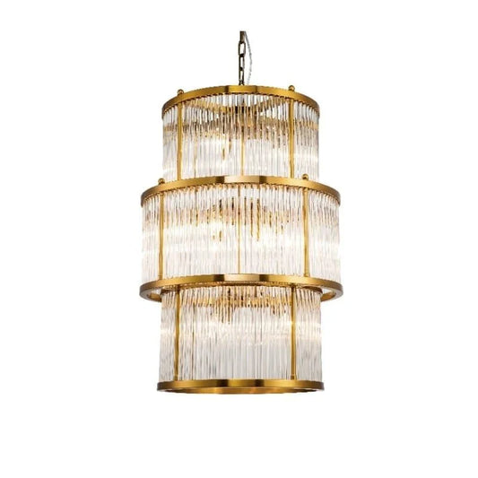 Taklampe Corona Brass D55 trippel