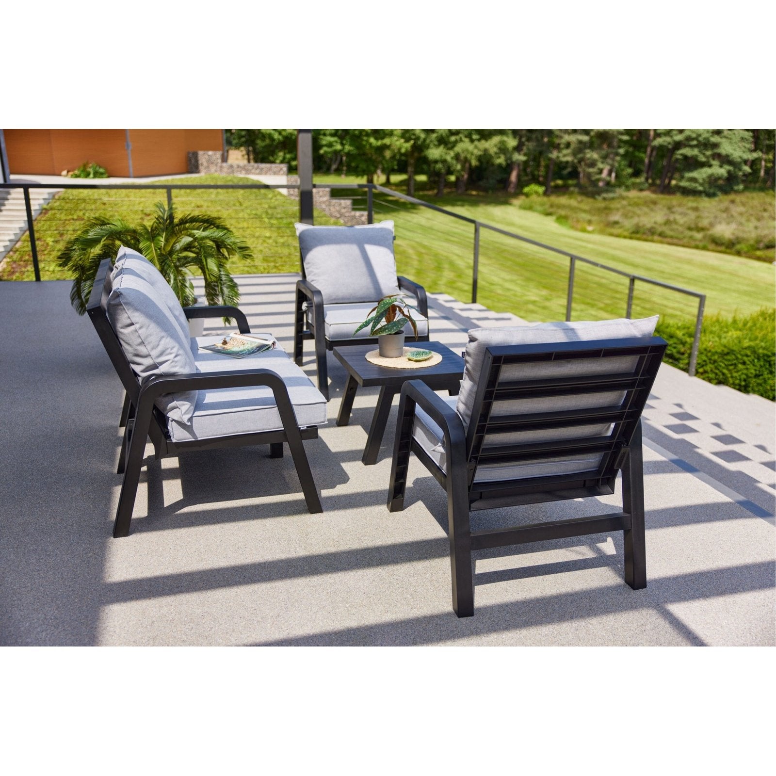 IBIZA 2-Seater Lounge Set with 1 table - -Nordstrand Møbler og Interiør -Nordstrand Møbler og Interiør