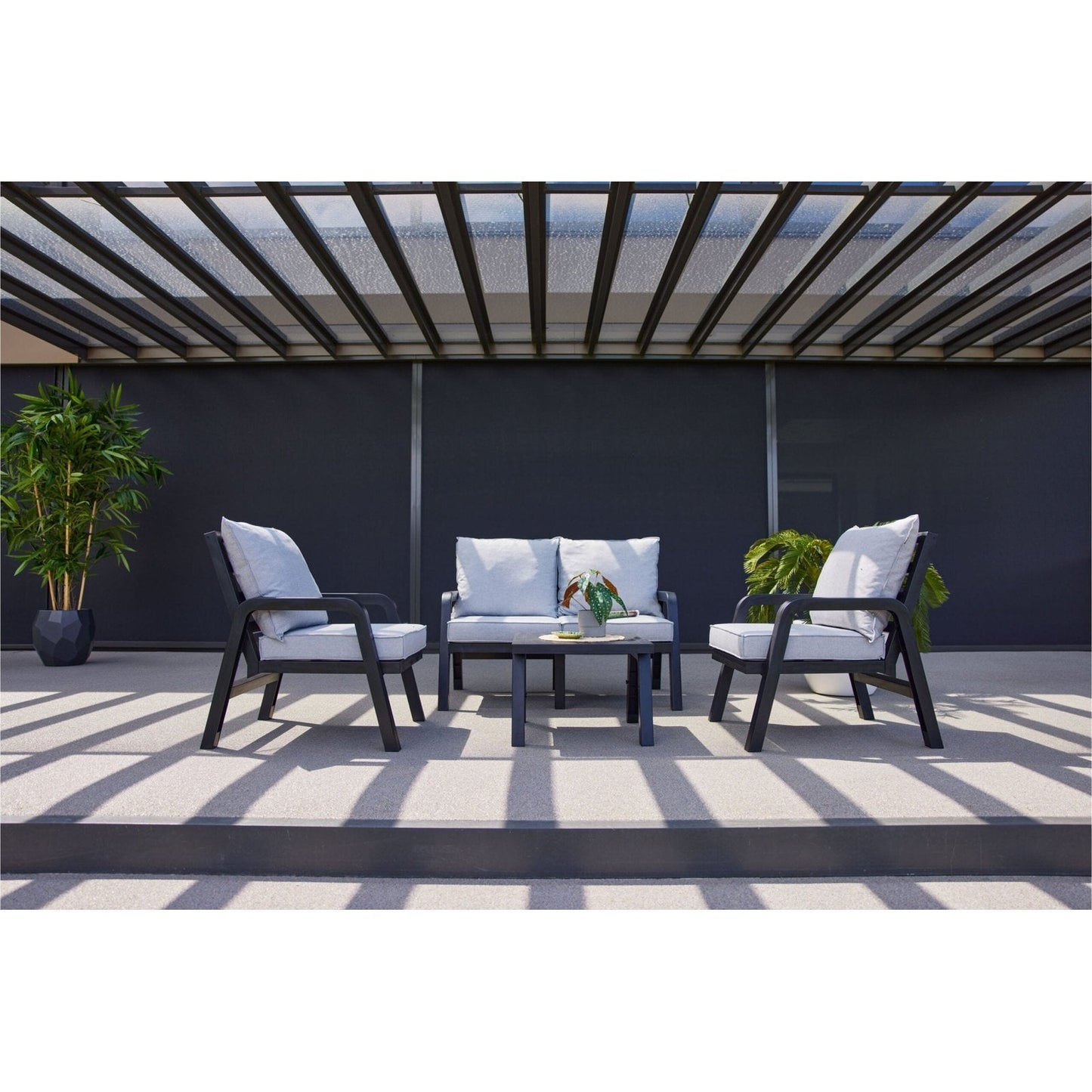 IBIZA 2-Seater Lounge Set with 1 table - -Nordstrand Møbler og Interiør -Nordstrand Møbler og Interiør