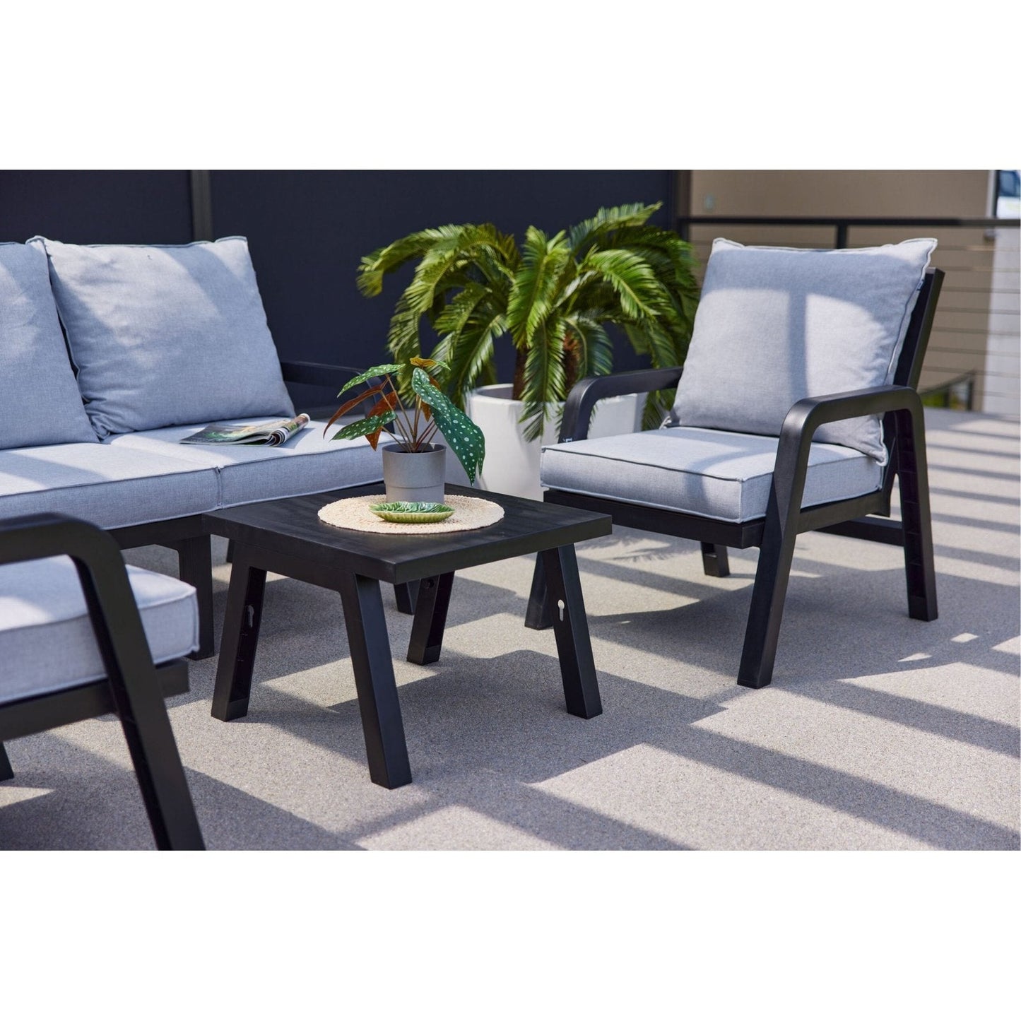 IBIZA 2-Seater Lounge Set with 1 table - -Nordstrand Møbler og Interiør -Nordstrand Møbler og Interiør