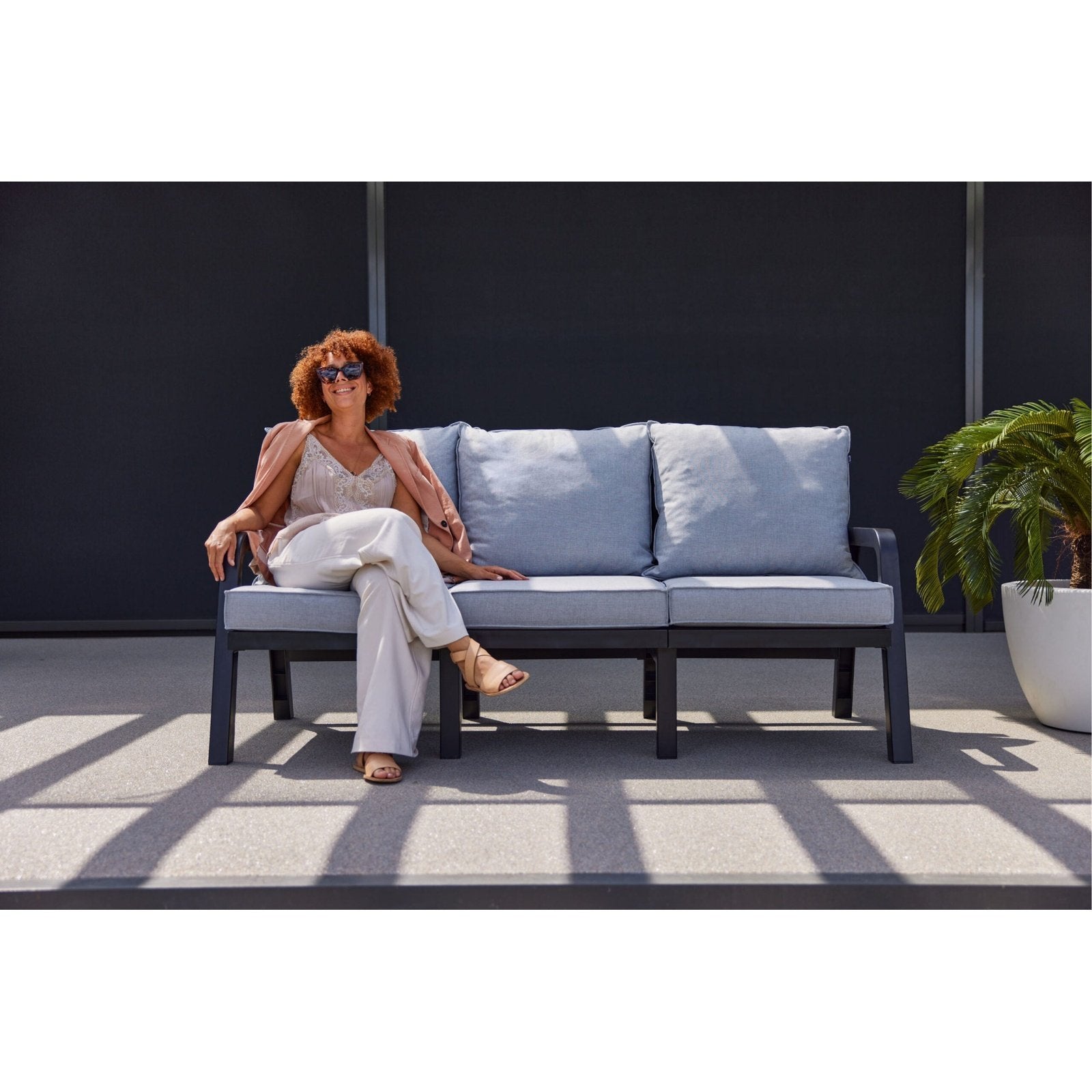 IBIZA 3-Seater Lounge Bench - -Nordstrand Møbler og Interiør -Nordstrand Møbler og Interiør