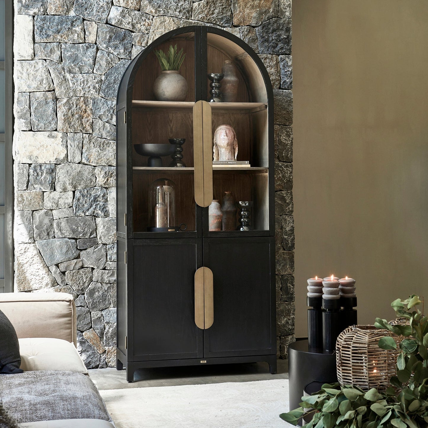 Adrienne Vitrineskap XL - Buffet-Riviera Maison -Nordstrand Møbler og Interiør