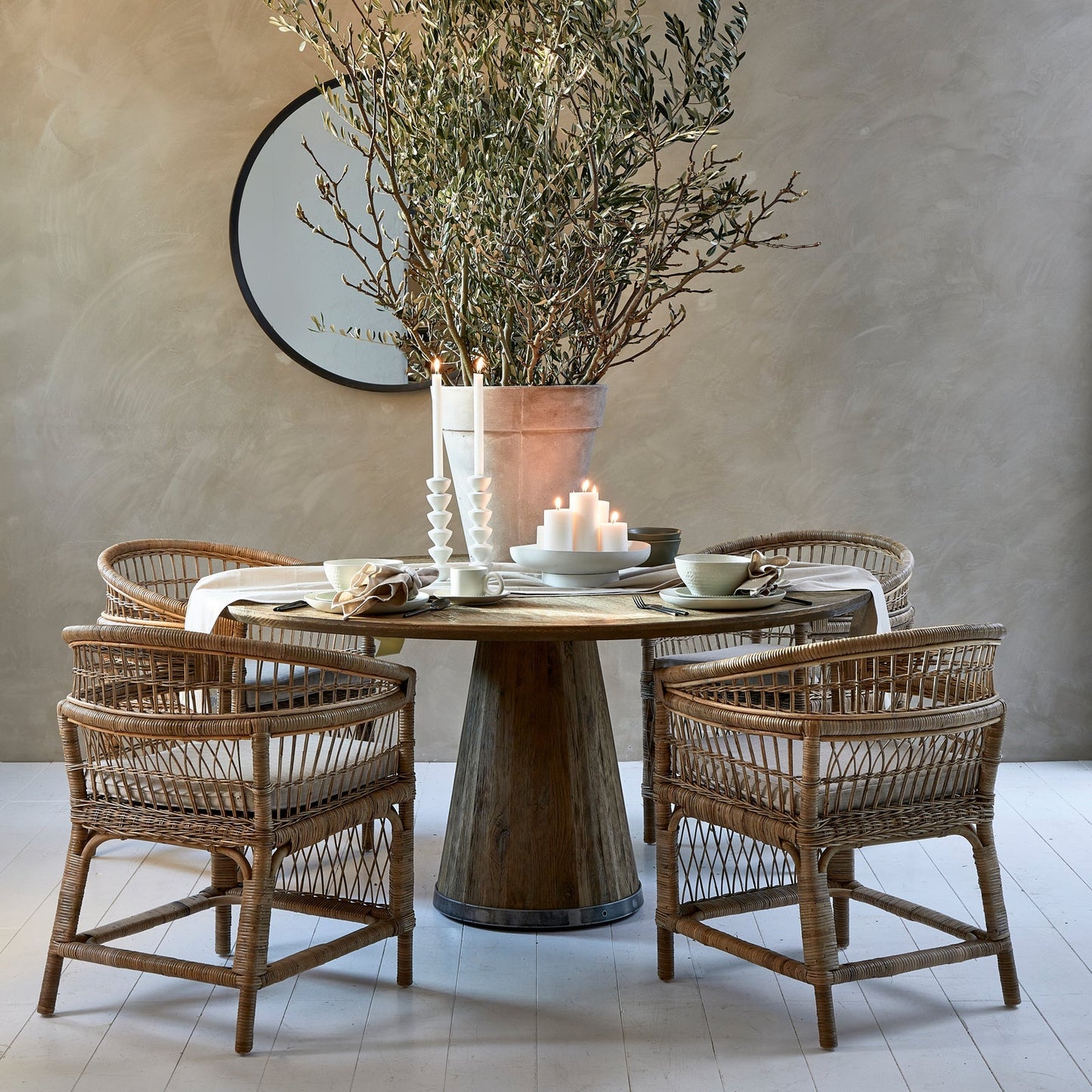 Victoria Falls spisestol Natural - Armchairs-Riviera Maison -Nordstrand Møbler og Interiør
