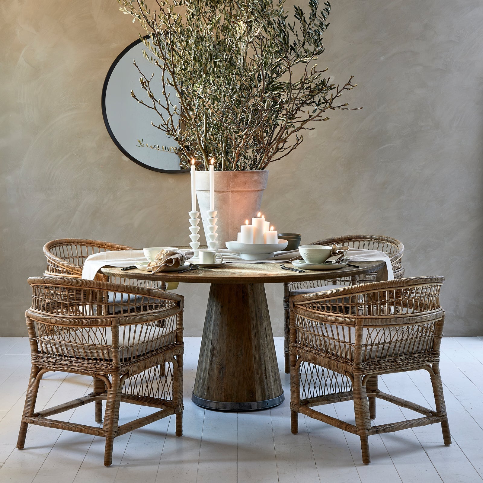 Victoria Falls spisestol Natural - Armchairs-Riviera Maison -Nordstrand Møbler og Interiør