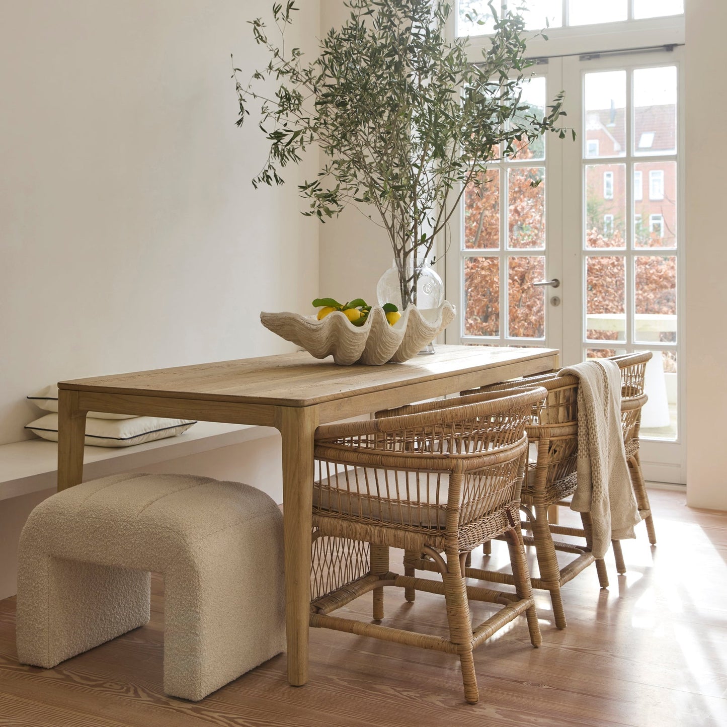 Victoria Falls spisestol Natural - Armchairs-Riviera Maison -Nordstrand Møbler og Interiør