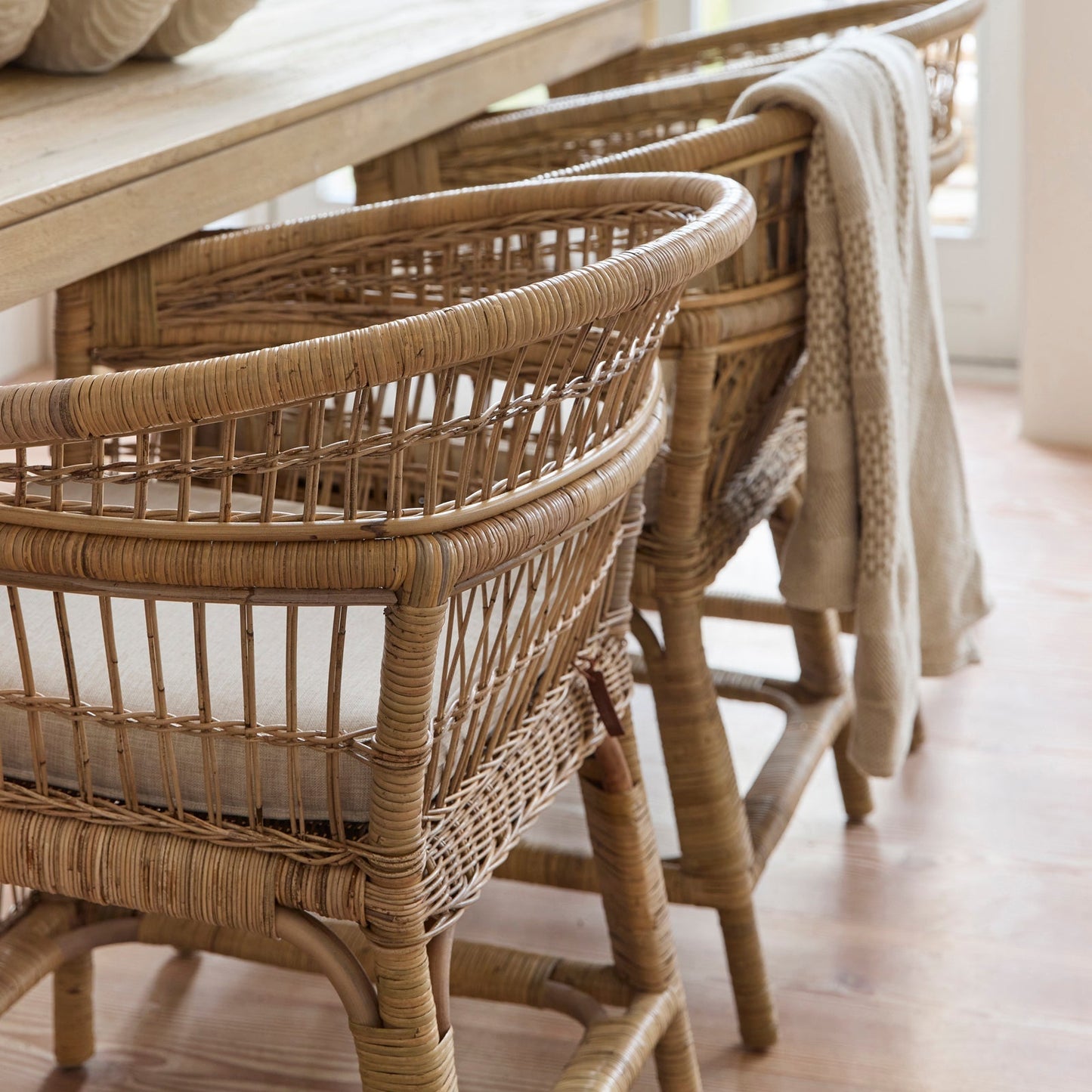 Victoria Falls spisestol Natural - Armchairs-Riviera Maison -Nordstrand Møbler og Interiør