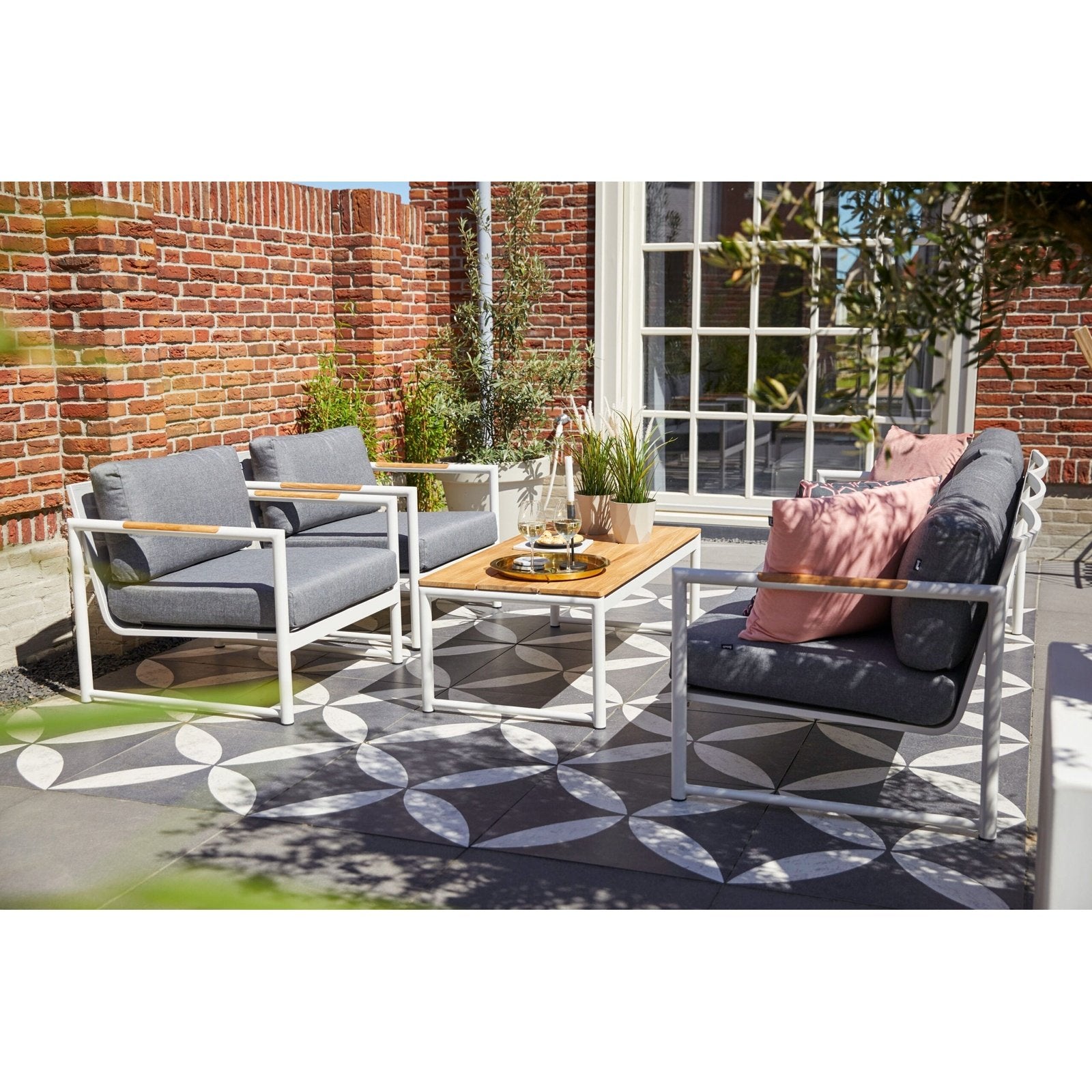 Fontaine 3-seter sofagruppe m/bord - Sofagruppe-Hartman -Nordstrand Møbler og Interiør