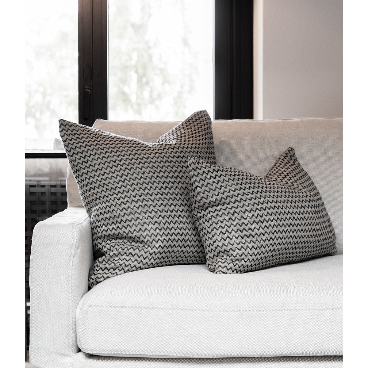 CASA LINEN/BLACK Putetrekk - -Artwood -Nordstrand Møbler og Interiør