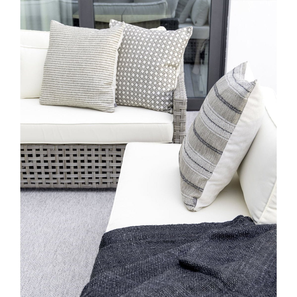 NOMAD SINGLE STRIPE NATURAL putetrekk - Putetrekk-Artwood -Nordstrand Møbler og Interiør