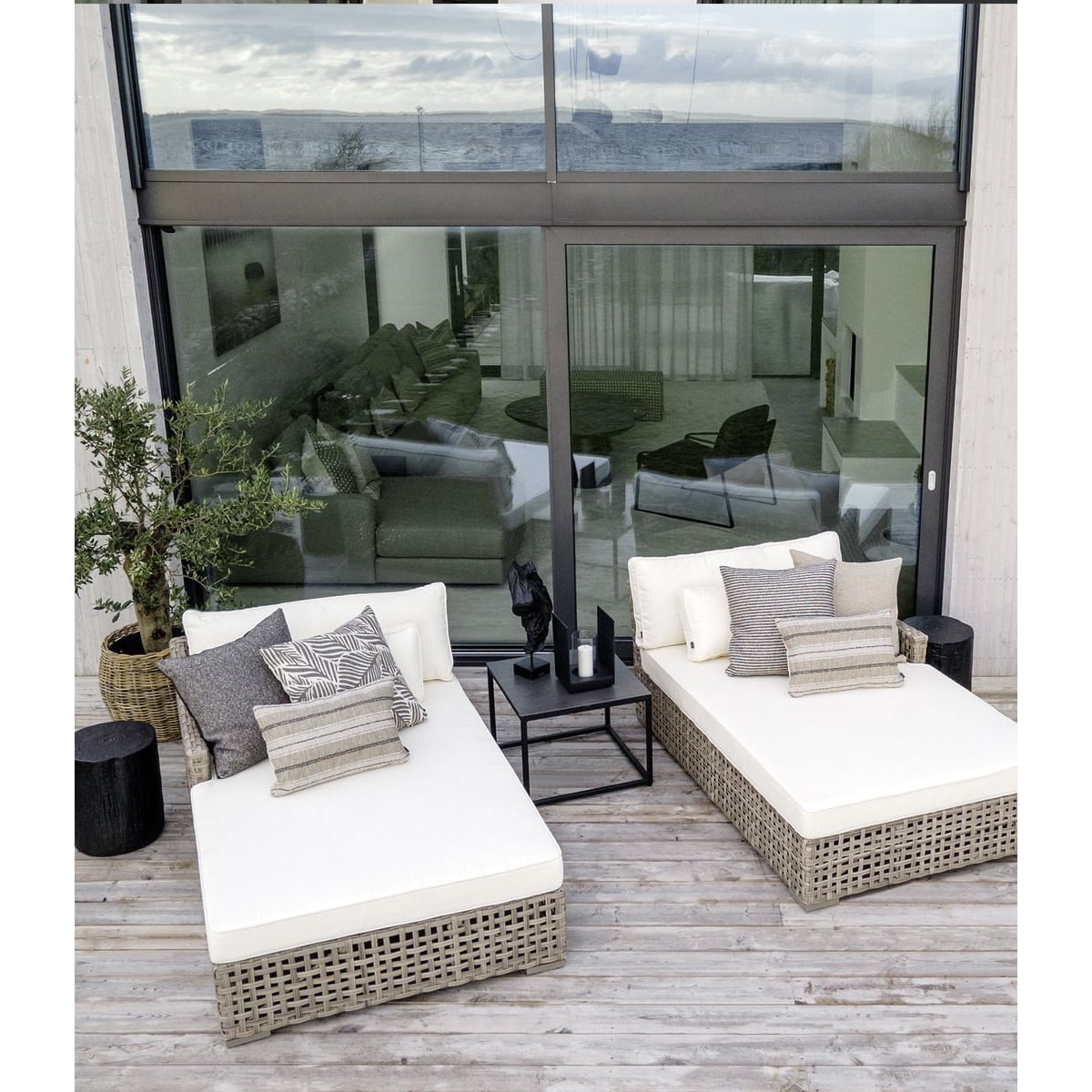 NOMAD SINGLE STRIPE GREY putetrekk - Putetrekk-Artwood -Nordstrand Møbler og Interiør
