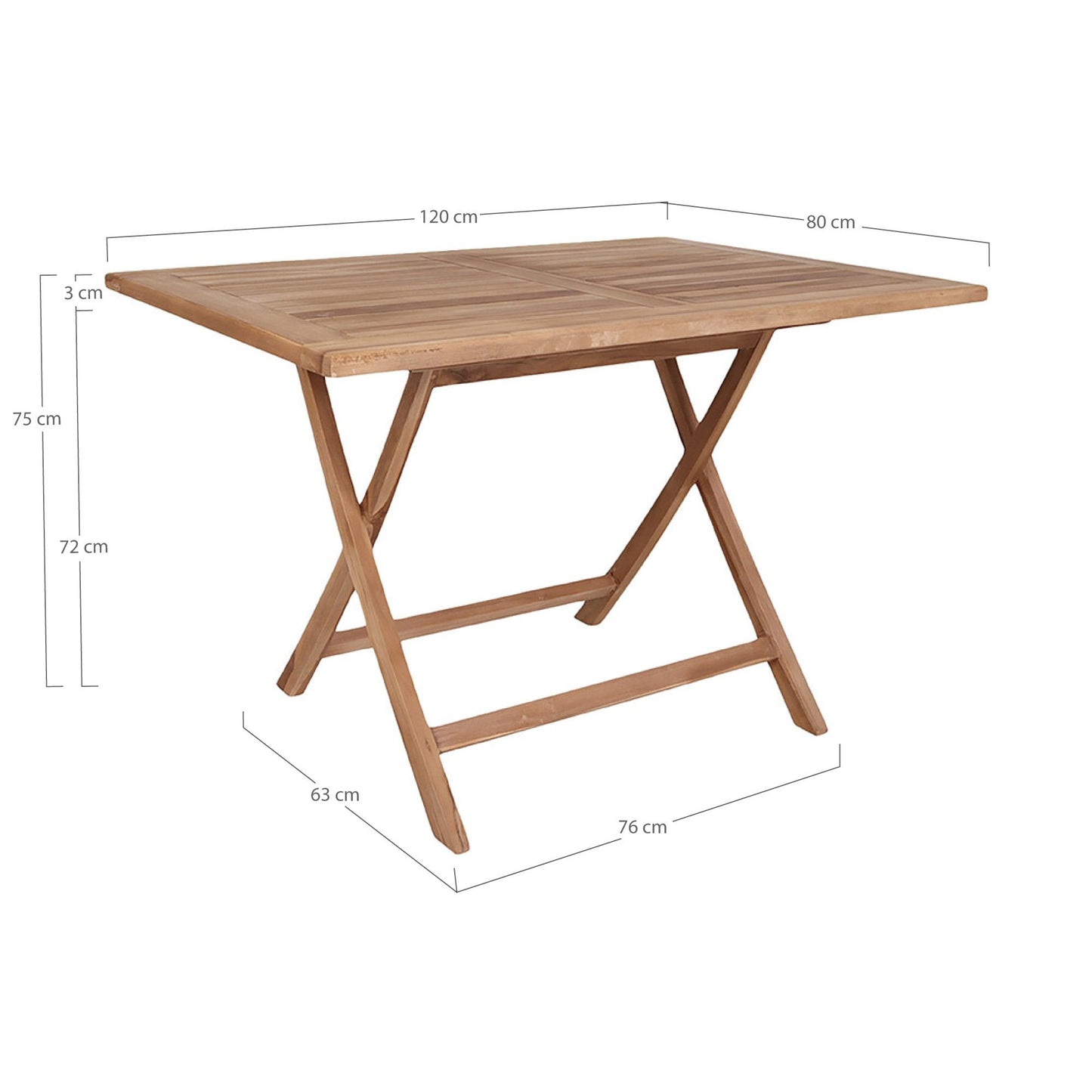 Oviedo Teak Spisebord