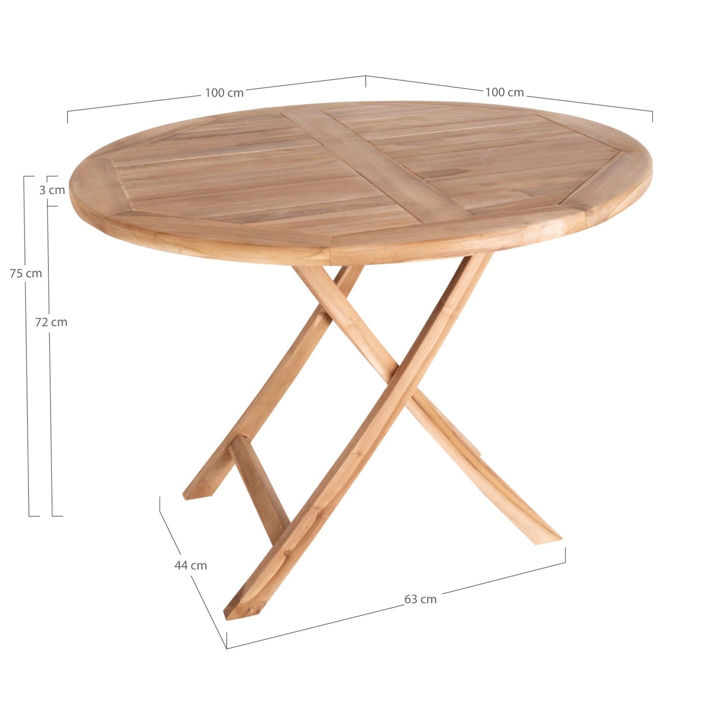Oviedo Teak Spisebord
